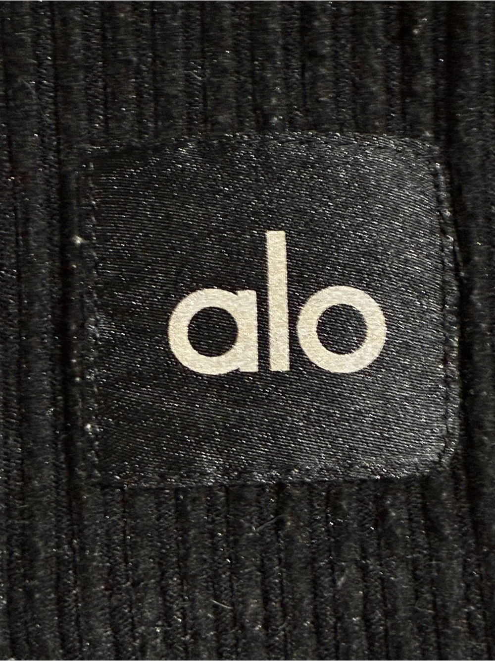 Alo Yoga Muse Ribbed Shorts Knit Black Workout Athletic Lounge Gym